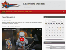 Tablet Screenshot of etendardoccitan.fr